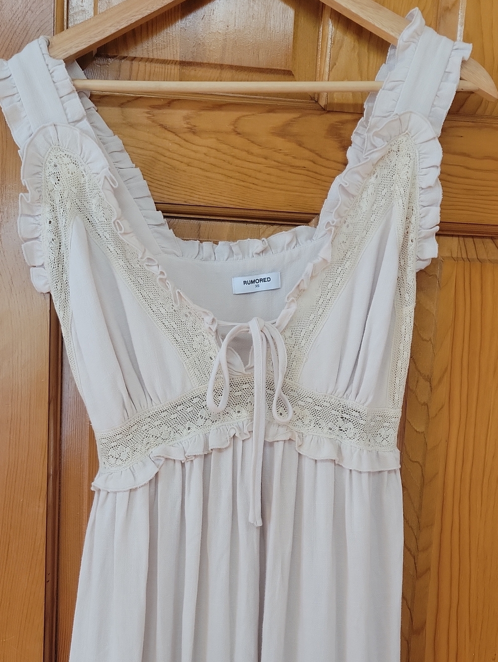 Rumored Sleeveless Lace-Trim Maxi Dress size XS - Picture 2 of 9